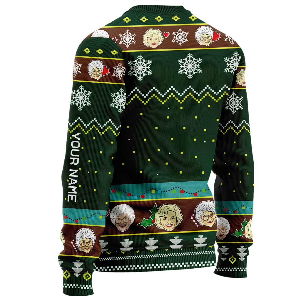 Personalized Christmas Sweater Have Yourself A Golden Christmas Gift