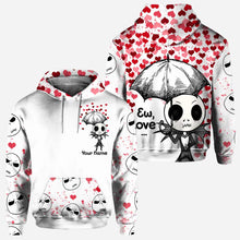 Load image into Gallery viewer, Personalized Hug Me Hoodie &amp; Leggings Set for Halloween Love
