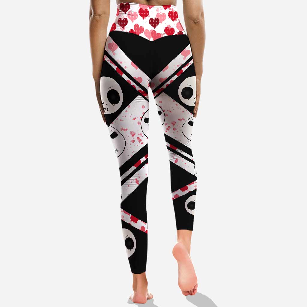 Personalized Hug Me Hoodie & Leggings Set for Halloween Love