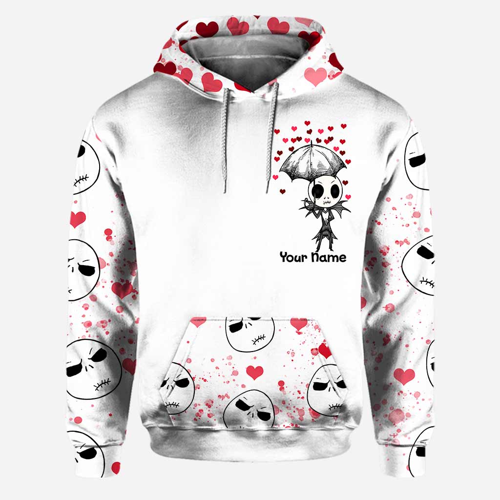 Personalized Hug Me Hoodie & Leggings Set for Halloween Love