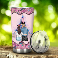 Load image into Gallery viewer, Personalized Disney Couple Tumblers Custom Names for Anniversary Gift
