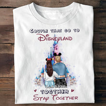 Load image into Gallery viewer, Personalized Disneyland Couple T-shirt &amp; Hoodie Gift for Couples
