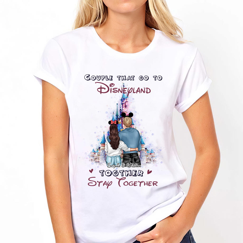 Personalized Disneyland Couple T-shirt & Hoodie Gift for Couples