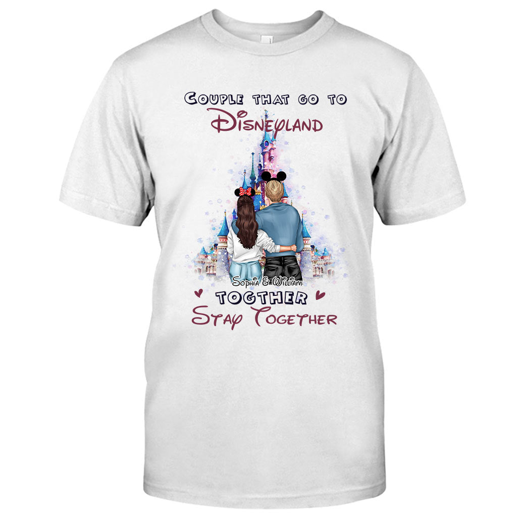 Personalized Disneyland Couple T-shirt & Hoodie Gift for Couples