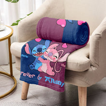 Load image into Gallery viewer, Personalized Ohana Blanket for Couples Custom Names Gift
