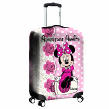 Load image into Gallery viewer, Personalized Minnie Mouse Luggage Cover Custom Name Gift
