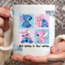 Load image into Gallery viewer, Personalized Couple Ohana Mug Custom Name Gift for Partner
