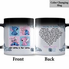 Load image into Gallery viewer, Personalized Couple Ohana Mug Custom Name Gift for Partner
