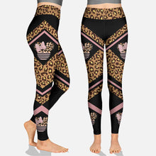 Load image into Gallery viewer, Personalized Pink Leopard Hoodie &amp; Leggings Set for Kids
