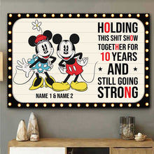 Load image into Gallery viewer, Personalized Mouse Poster with 3D Pattern Print for Couples Anniversary Gift
