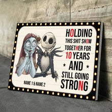 Load image into Gallery viewer, Personalized Nightmare Couple Poster 10 Years of Love Custom Print
