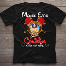 Load image into Gallery viewer, Personalized Mouse Ears Cruising T-shirt &amp; Hoodie Gift for Her
