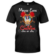 Load image into Gallery viewer, Personalized Mouse Ears Cruising T-shirt &amp; Hoodie Gift for Her
