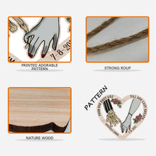 Load image into Gallery viewer, Personalized Couple Wood Sign From Our First Kiss Custom Gift

