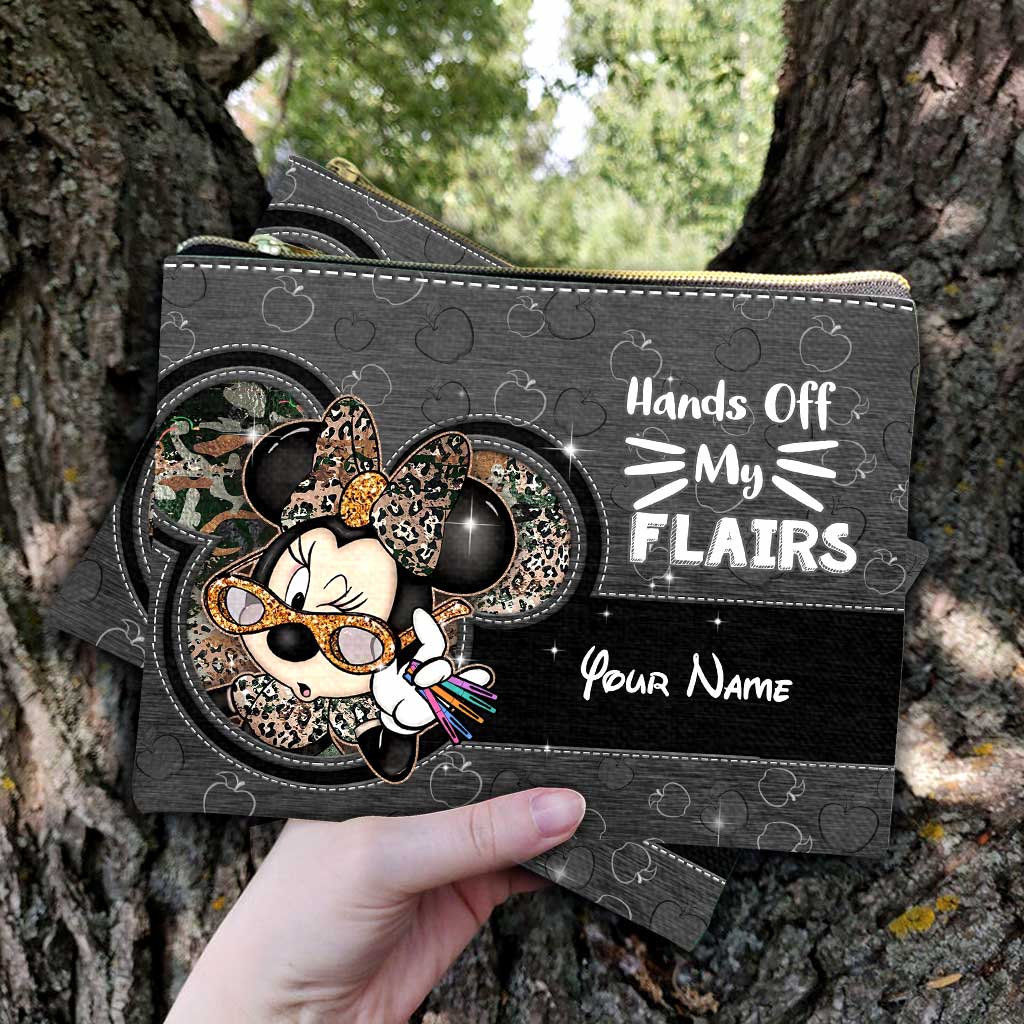 Personalized Teacher Pouch with Custom Name for Women | Unique Christmas Gift
