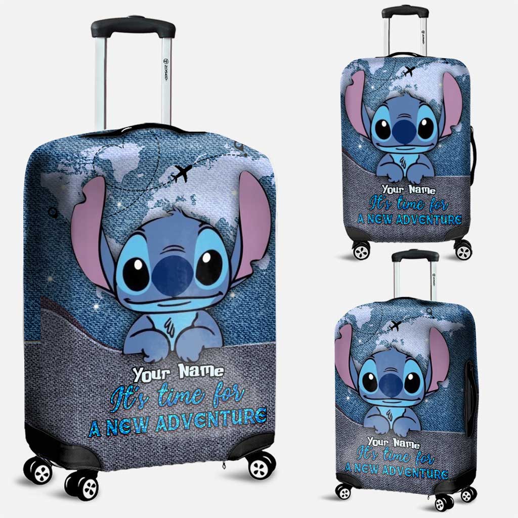 Personalized Ohana Luggage Cover Custom Name Travel Gift