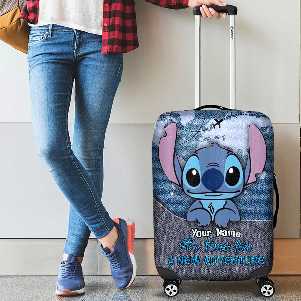 Personalized Ohana Luggage Cover Custom Name Travel Gift