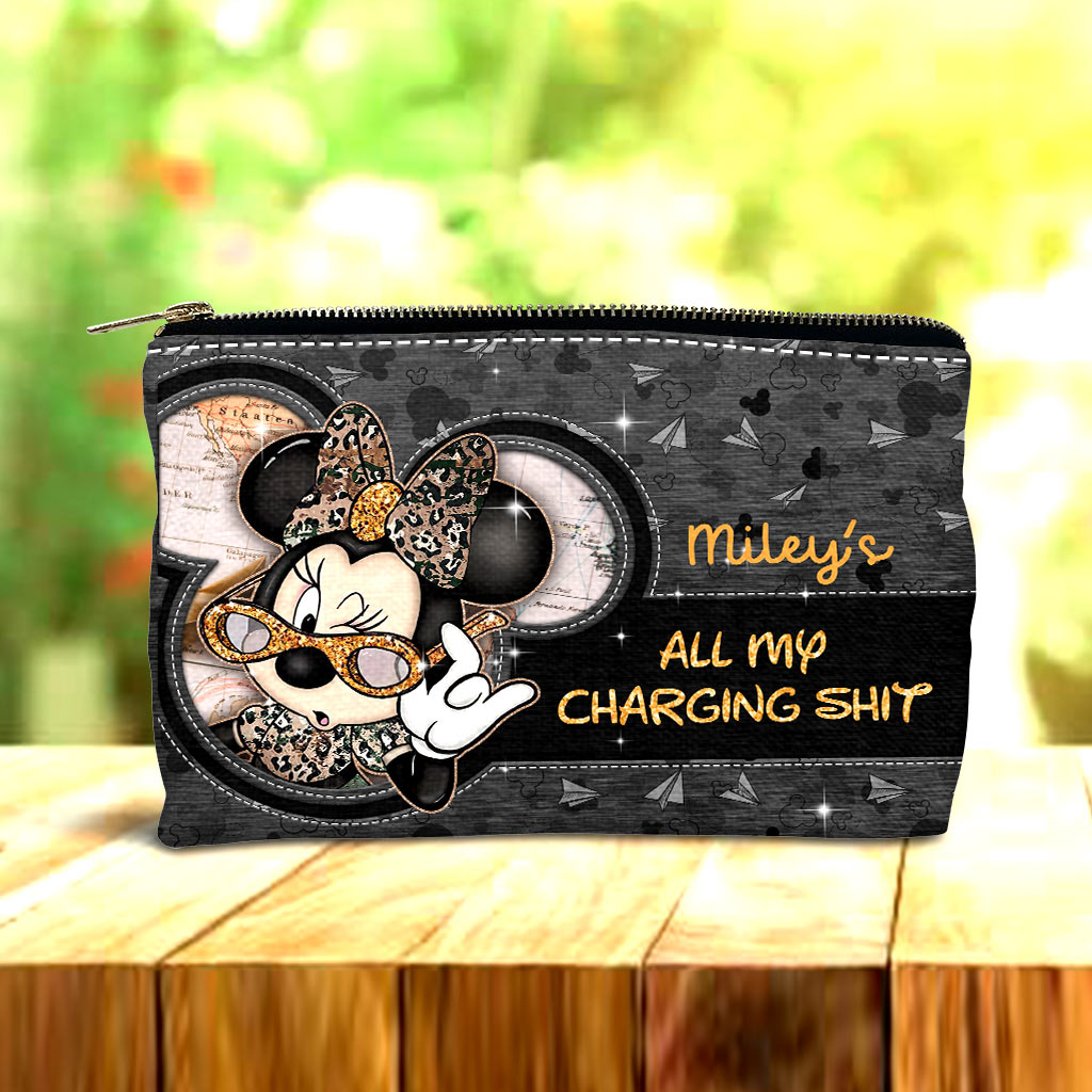 Personalized Mouse Pouch with Cute Minnie Design for Girls