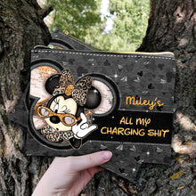 Load image into Gallery viewer, Personalized Mouse Pouch with Cute Minnie Design for Girls
