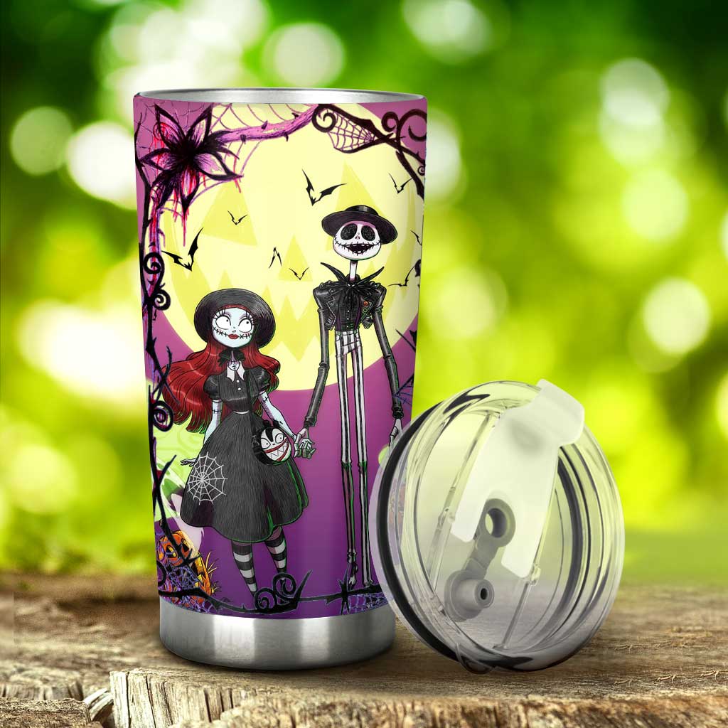 Personalized Nightmare Tumbler Custom Gift for Couples Halloween