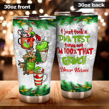 Load image into Gallery viewer, Personalized Christmas Tumbler Custom Grinch Design Gift
