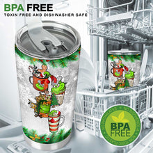 Load image into Gallery viewer, Personalized Christmas Tumbler Custom Grinch Design Gift
