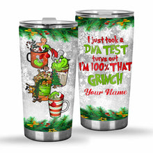 Load image into Gallery viewer, Personalized Christmas Tumbler Custom Grinch Design Gift
