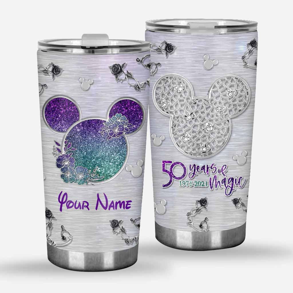 Personalized 50 Years of Magic Tumbler Custom Name Gift