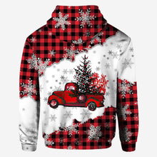 Load image into Gallery viewer, Personalized Christmas All Over Hoodie Custom Name Gift for Family
