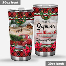 Load image into Gallery viewer, Personalized Christmas Movie Tumbler Custom Name Gift
