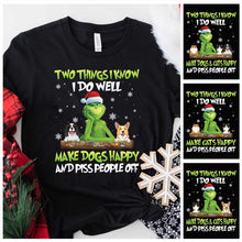 Load image into Gallery viewer, Personalized Grinch Christmas T-Shirt &amp; Hoodie Gift for Dog Lovers
