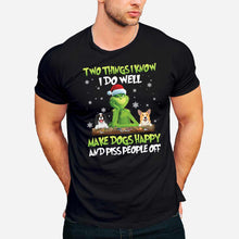 Load image into Gallery viewer, Personalized Grinch Christmas T-Shirt &amp; Hoodie Gift for Dog Lovers

