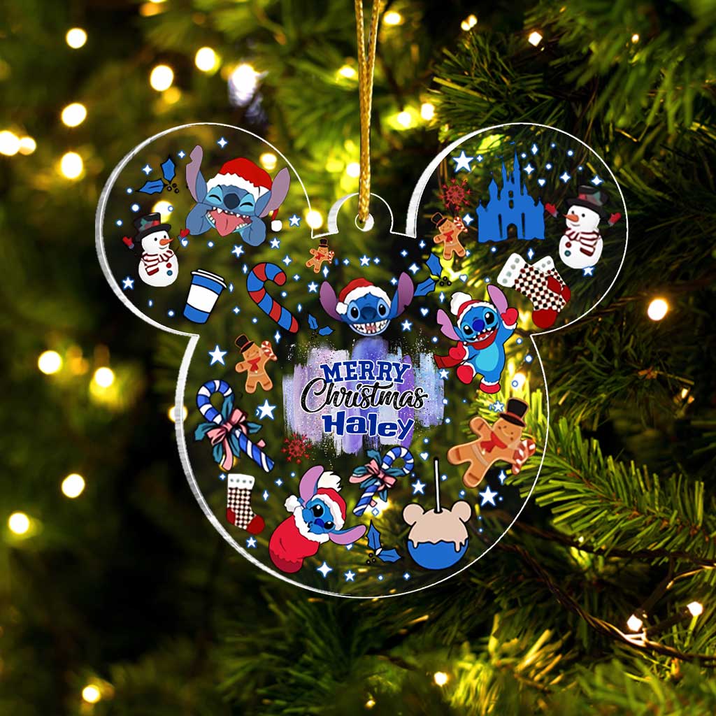 Personalized Christmas Ornament with Custom Name for Kids