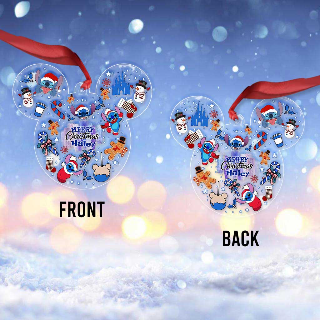 Personalized Christmas Ornament with Custom Name for Kids