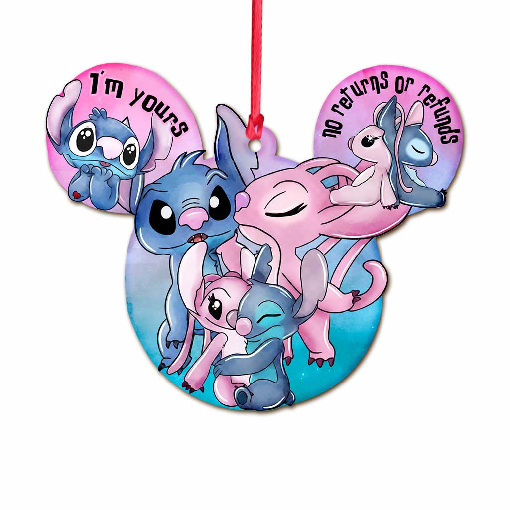 Personalized Christmas Ohana Ornament Custom Name Gift