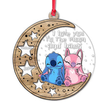Load image into Gallery viewer, Personalized Christmas Layers Mix Ornament I Love You Gift
