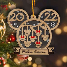 Load image into Gallery viewer, Personalized Christmas Layers Mix Ornament for Grandma - Custom Name Decoration
