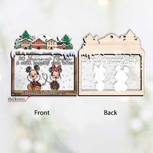 Load image into Gallery viewer, Personalized Christmas Mouse Ears Ornament Custom Names Gift for Couple
