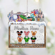 Load image into Gallery viewer, Personalized Christmas Layers Mix Ornament for Grandma | Custom Name Gift
