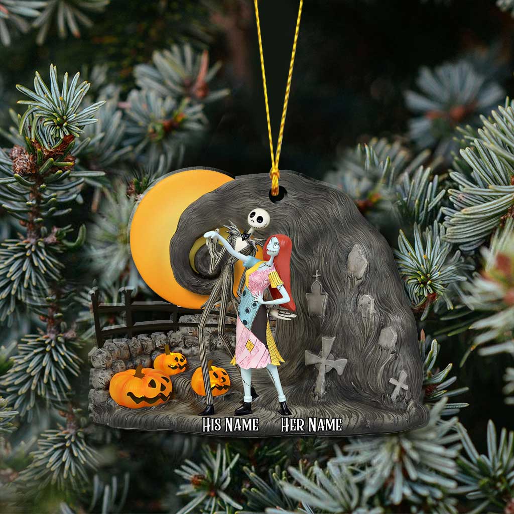 Personalized Christmas Nightmare Ornament Custom Name Gift