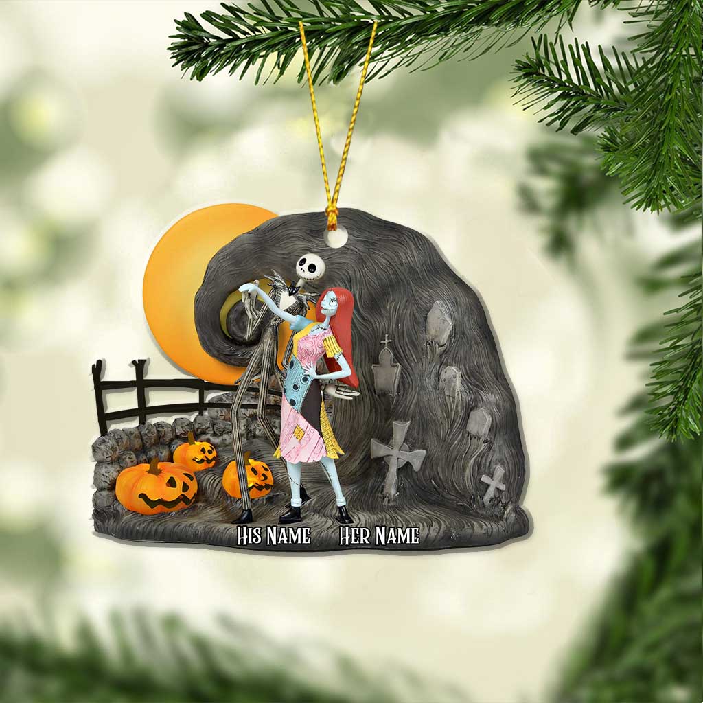 Personalized Christmas Nightmare Ornament Custom Name Gift