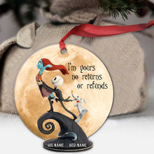 Load image into Gallery viewer, Personalized Christmas Ornament Custom Name Design for Couples
