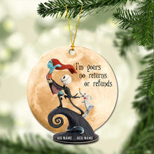 Load image into Gallery viewer, Personalized Christmas Ornament Custom Name Design for Couples
