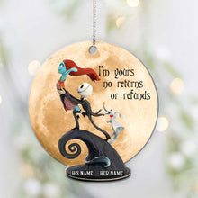 Load image into Gallery viewer, Personalized Christmas Ornament Custom Name Design for Couples
