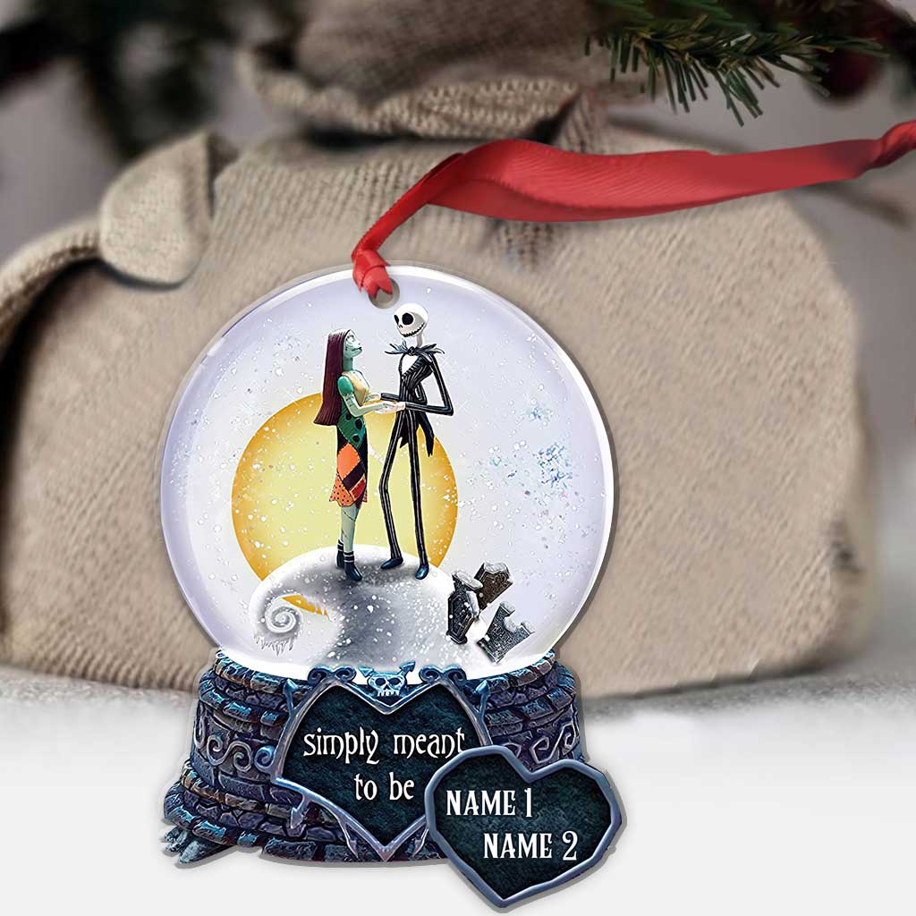 Personalized Christmas Ornament Simply Meant To Be Custom Name Gift