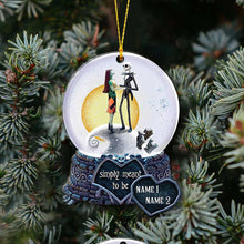 Load image into Gallery viewer, Personalized Christmas Ornament Simply Meant To Be Custom Name Gift
