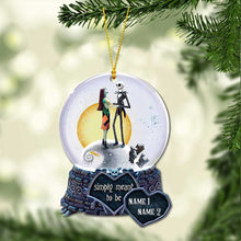 Load image into Gallery viewer, Personalized Christmas Ornament Simply Meant To Be Custom Name Gift
