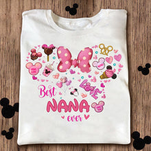 Load image into Gallery viewer, Personalized Best Nana Ever T-shirt &amp; Hoodie Gift for Grandma
