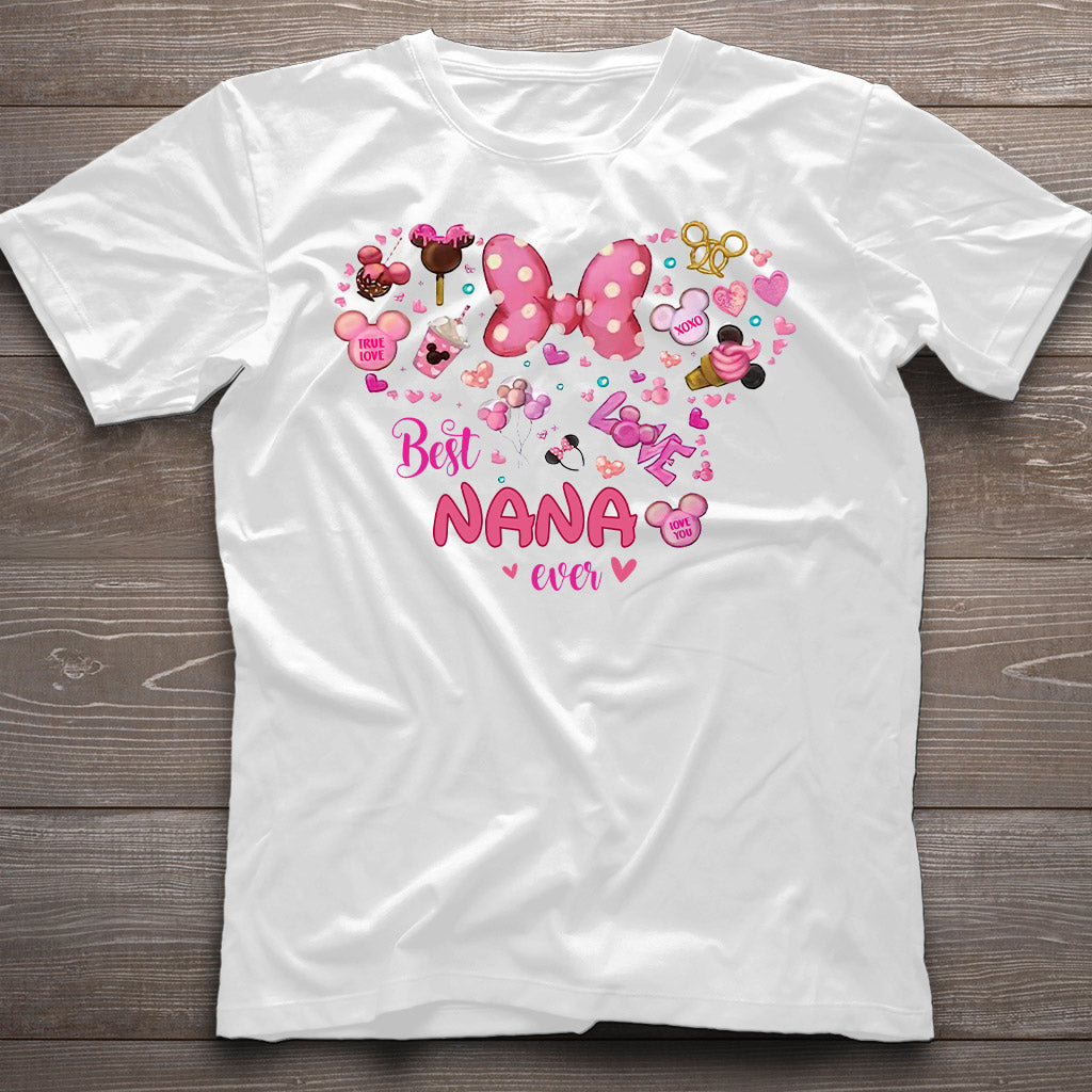 Personalized Best Nana Ever T-shirt & Hoodie Gift for Grandma