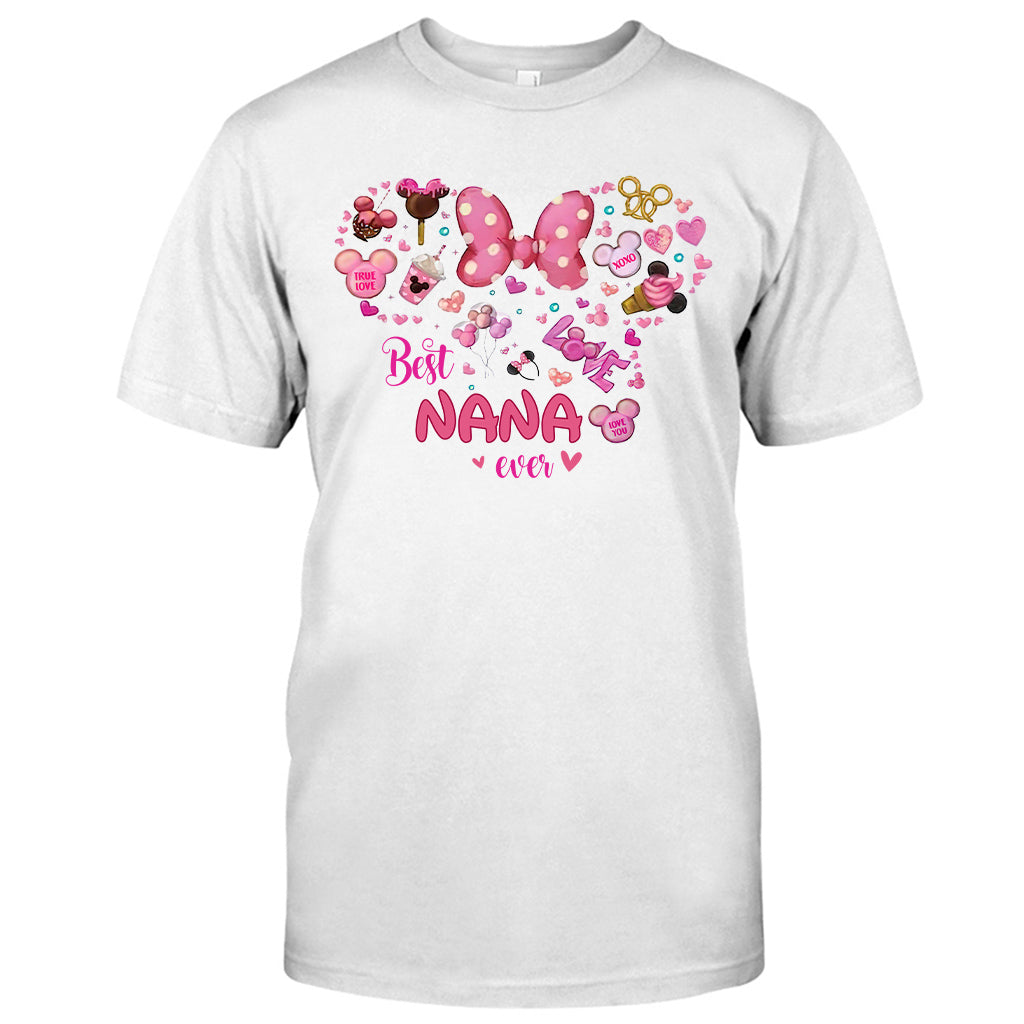 Personalized Best Nana Ever T-shirt & Hoodie Gift for Grandma